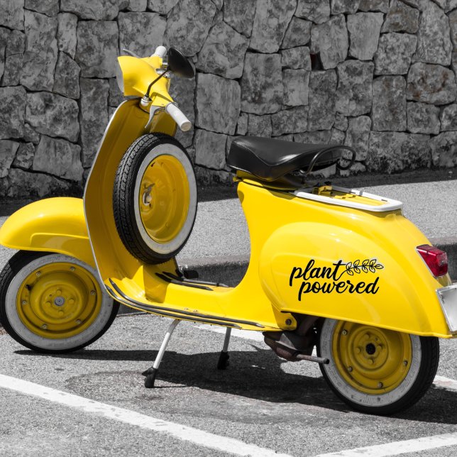 Adesivo Planta Powered, Vegan (Criador carregado)
