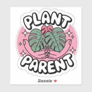 Adesivo Plante principal com Monstera e Sparkles Sticker