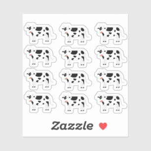 Adesivo Plântula de fazenda de vacas leiteiras