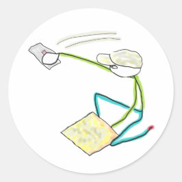 Adesivo Plasterer Stickman