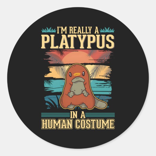 Adesivo Platypus Halloween (Frente)