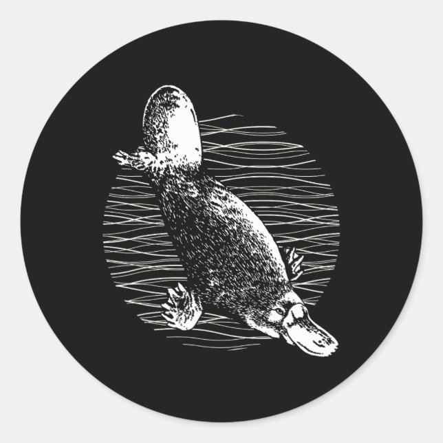 Adesivo Platypus Outback Willife Nature Platypus (Frente)