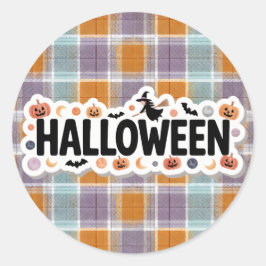 Adesivo Playful Halloween Plaid