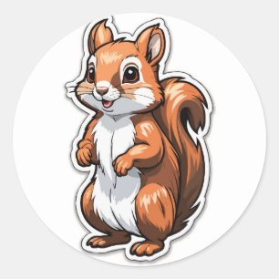 Adesivo Playful Squirrel Sticker - Noz e Nimble