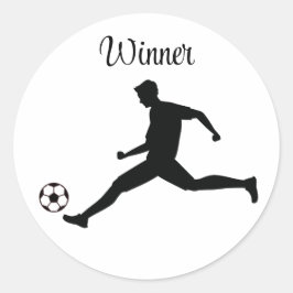 Adesivo Playing soccer graphic black