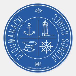 Adesivo Ploumanach Perros-Guirec