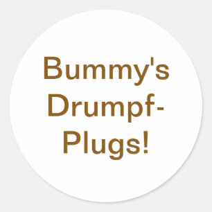 Adesivo Plugues Drumpf de Bummy Yum por Jeff Hankamer Artj