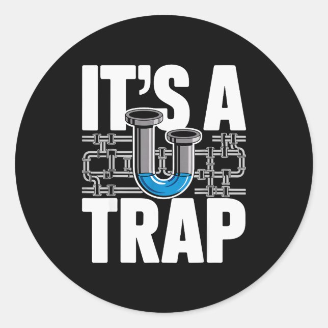 Adesivo Plumber Art For Men Women Plumbing Pefitter Plumbe (Frente)