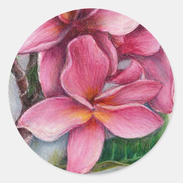 Adesivo Plumeria Sticker (Frente)