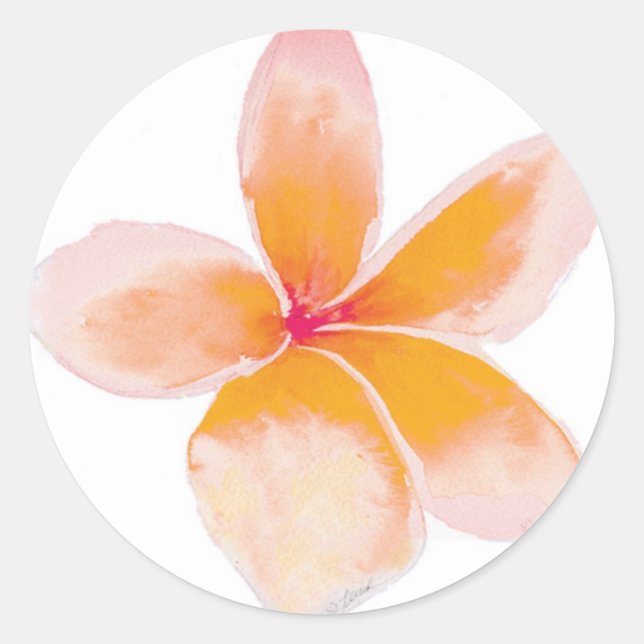 Adesivo Plumeria Sticker (Frente)