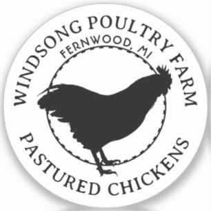 Adesivo Plymouth Rock Hen Vinyl Car ou Window Decal