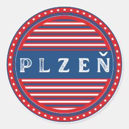 Adesivo Plzen City Pride Emblem – Czech Identity