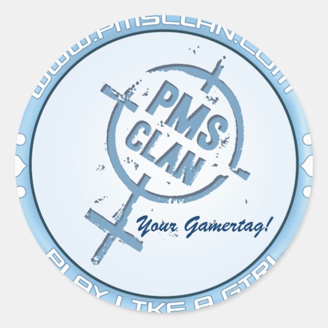 Adesivo PMS Sticker - Logotipo Azul 2 (Frente)