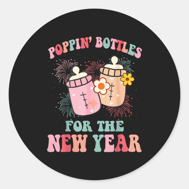 Adesivo Pn’ Bottles For The New Year Nicu Nurse  (Frente)