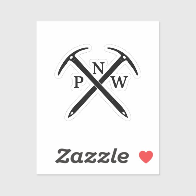 Adesivo PNW Ice Axe (Folha)