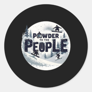 Adesivo Pó Para As Pessoas - Teto De Neve 1