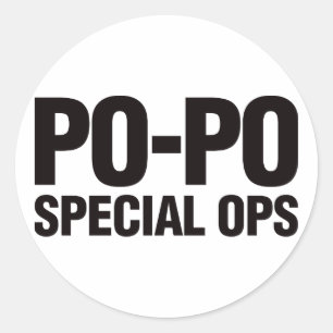 Adesivo Po-Po Special Ops