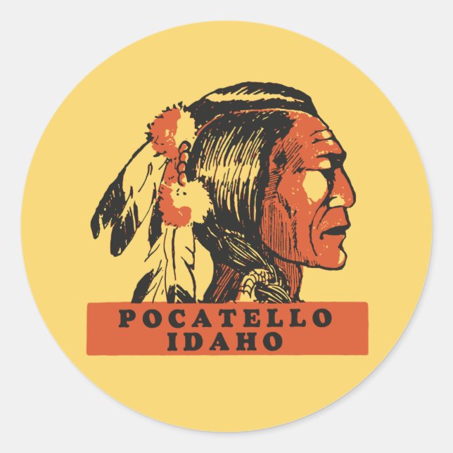 Adesivo Pocatello Idaho (Frente)