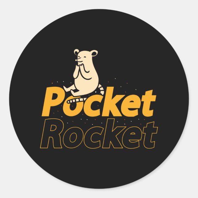 Adesivo Pocket Rocket - Design do mouse (Frente)