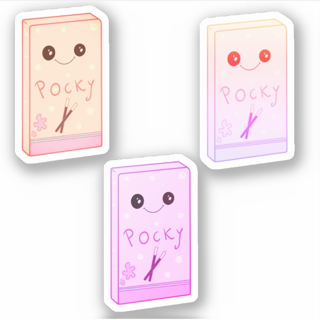 Adesivo Pocky (Frente)