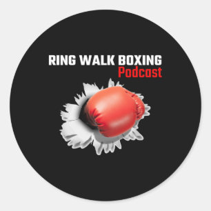 Adesivo Podcast de boxing Walk