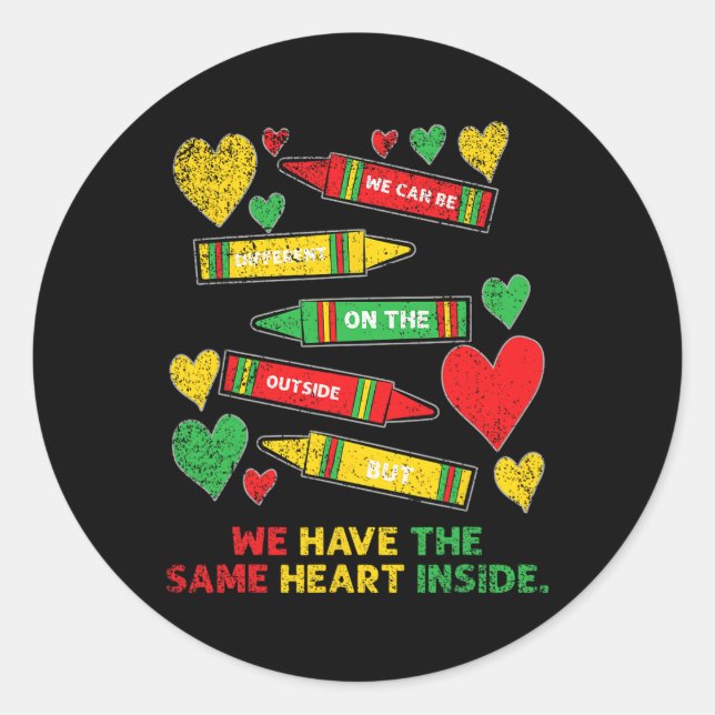 Adesivo Pode Ser Diferente No Mês De História De Preto Ext (Frente)