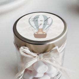 Adesivo Podemos Esperar. | Baby Boy Blue Balloon Chá