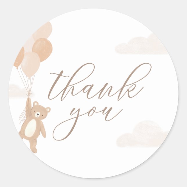 Adesivo Podemos Esperar Chá de fraldas Neutro De Gênero (Frente)