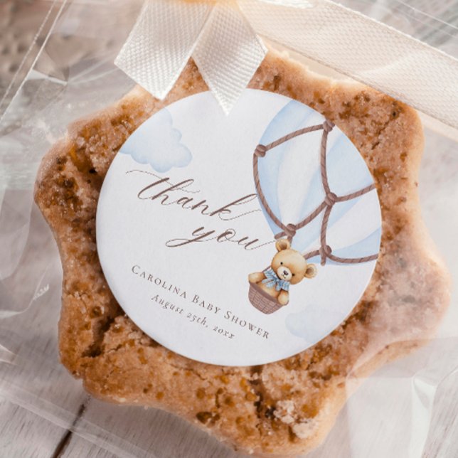 Adesivo Podemos Esperar! Hot Air Baloon Obrigado (Criador carregado)