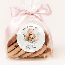 Adesivo Podemos Esperar O Chá de fraldas Do Urso De Teddy