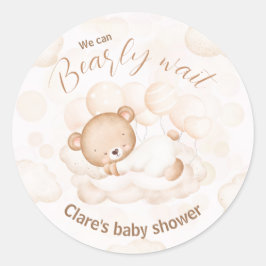 Adesivo Podemos Esperar Os Chás de fraldas Neutros