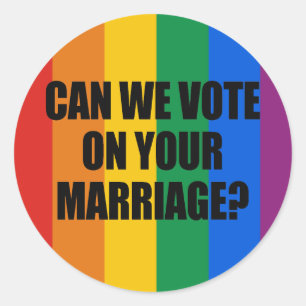 ADESIVO PODEMOS NÓS VOTAR EM SEU CASAMENTO?