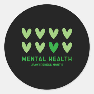 Adesivo Podemos Vestir Mês Verde de Consciência Mental