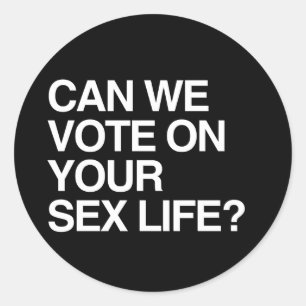ADESIVO PODEMOS VOTAR A SUA VIDA?