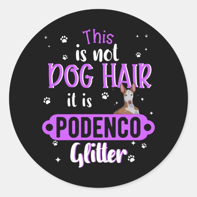 Adesivo Podenco Greyhound Dog Funny Dift Idea (Frente)
