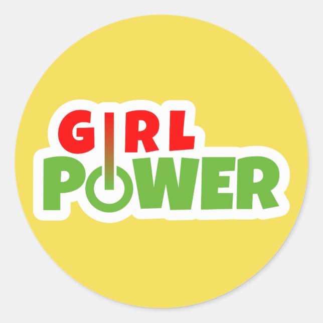 Adesivo Poder da Menina (Frente)