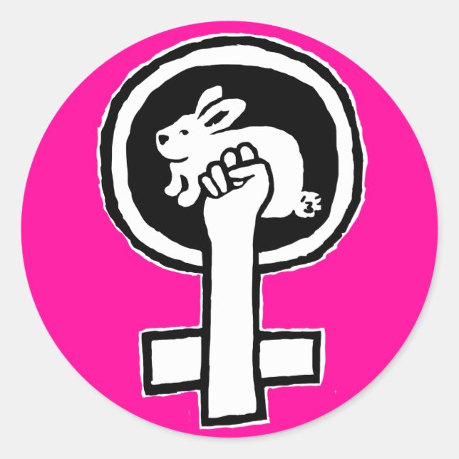 Adesivo Poder de coelho! Produtos Oficiais Susan Ash-Lee (Frente)