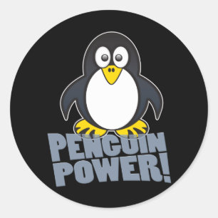 Adesivo Poder do pinguim de Linux