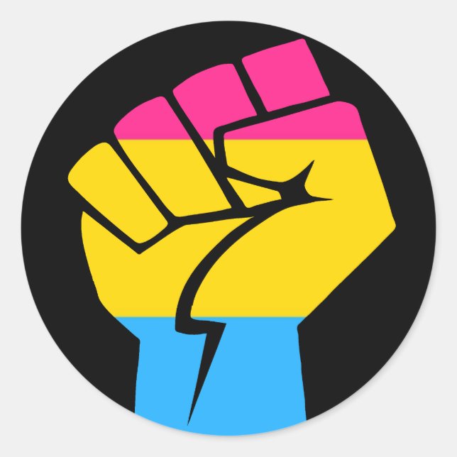 Adesivo Poder Pansexual (Frente)