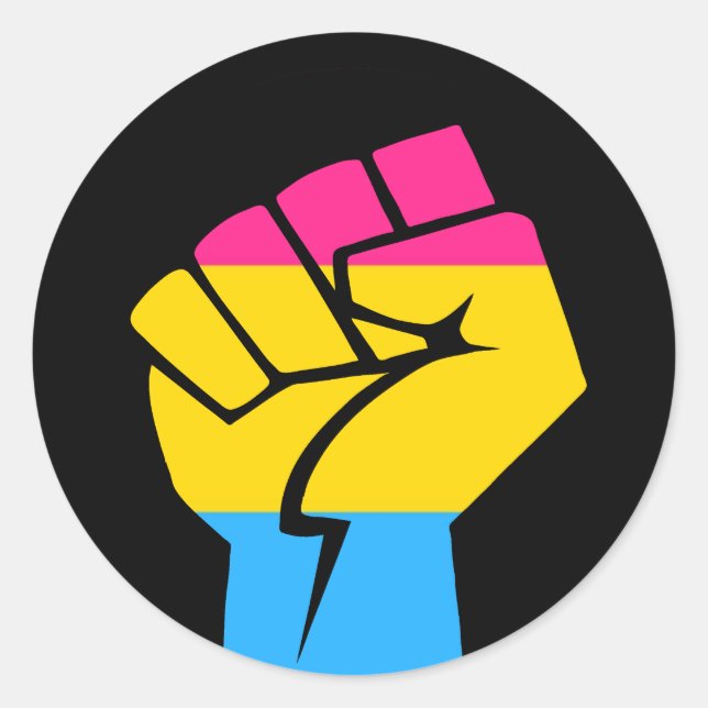Adesivo Poder Pansexual (Frente)