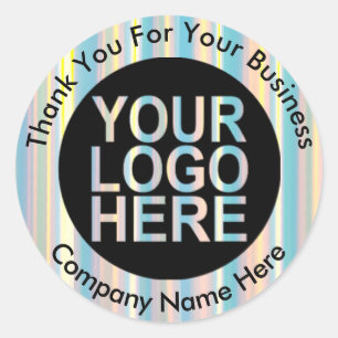 Adesivo Pódio De Luxo Com Logotipo Personalizado Holográfi