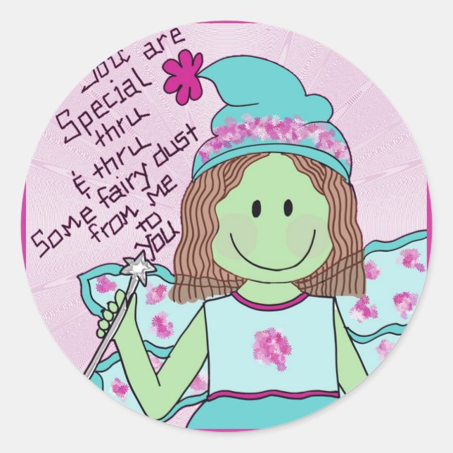 Adesivo Poeira de fada mágica (Frente)