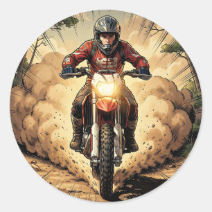 Adesivo Poeira & Determinação Motocross em Plena Parcela