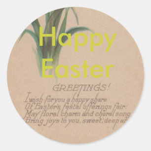 Adesivo Poema da Páscoa 1939