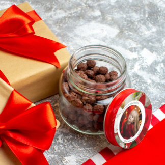 Adesivo Poinsettia Floral Happy Holiday Photo