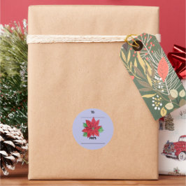 Adesivo Poinsettia Gifting Stickers - Lavanda