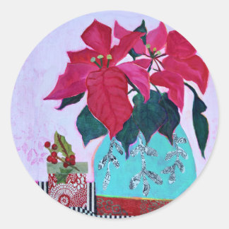 Adesivo Poinsettia Sticker