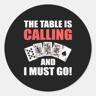 Adesivo Poker, A Mesa Está Ligando