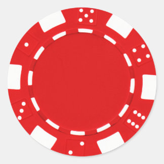 adesivo pokerchip vermelho