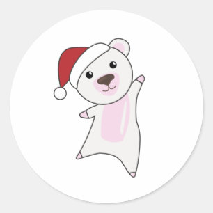 Adesivo Polar Bear Natal Neve Inverno Polar